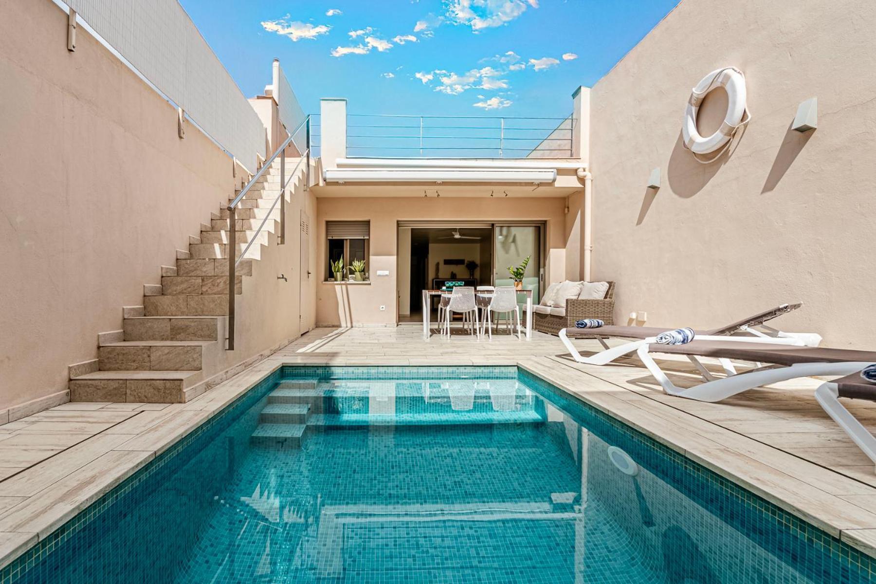 Casa Mediterranea Con Piscina Privada En Palamos Exterior photo